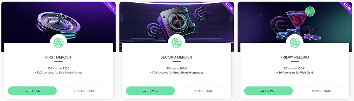 Bonus pour les nouveaux joueurs au casino Granawin